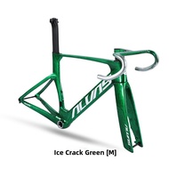Aerodynamic Carbon Fiber Road Bike Frame with Hidden Internal Cabling