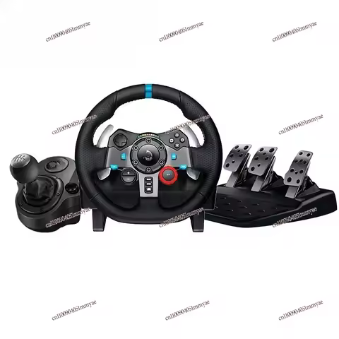 G29 G923 Racing Simulation Driving PS3/PS4/PS5 Force Feedback Steering Wheel + Gear Lever