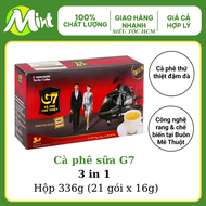 Hộp 336g _ Cà phê sữa G7 Hòa tan 3 in 1 ( 21 gói x 16g ). Shop Mint Mint.