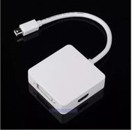 Mini Display Port Thunderbolt to VGA HDMI DVI Adapter for MacBook Air Pro Mac