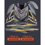 Y15 V2 MAGIC BOY COVER SET COVERSET DIASIL RC GREY YELLOW ICON GREY BCK00392 VIETNAM LIMITED STICKER