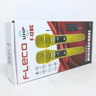 Cheap Wireless Mic Contains 2 Karaoke Mic Clear Sound Professional Wireless Microphone FLECO F-11BC 