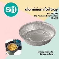 S11 x Air Fryer Foil Round Tin Foil 7inch air fryer disposable tin foil baking tray oven baking alum
