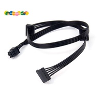 1Pcs GPU PCI Express 6Pin Male 1 to 3  SSD Power Supply Cable for  CX850M CX750M CX600M CX500M CX430