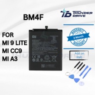 Thunder Drive Battery Compatible For MI 9 LITE CC9 A3 BM4F