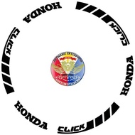HONDA Click, HONDA CLICK 125,Honda CLICK 150 MAGS STICKER Decals, SET FOR 2 MAGS FRONT AND REAR
