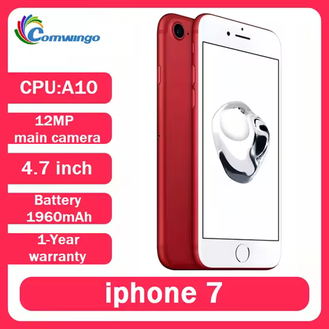 Original Apple Unlocked iPhone 7 32/128GB/256GB IOS A10 chip 12.0MP 4G LTE Camera Quad-Core Fingerpr