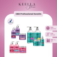 CBD professional Keratin color shield collagen repair shampoo hair mask and hair serum