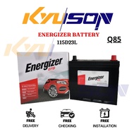 Energizer Q85 115D23L - 12V 70AH 660A Car Battery Klang Valley FREE DELIVERY + INSTALLATION