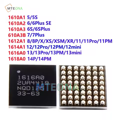 10Pcs 1610A1 1610A2 1610A3 610A3B 1612A1 1614A1 1616A0 Charging IC For iphone 11 12 13 Pro Max Mini
