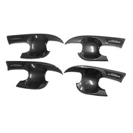 豐田COROLLA CROSS碳纖維車門把手防刮飾板 車門腕保護貼 碳纖維紋路