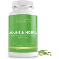 Lily Green Choline & Inositol Capsules | High Strength Choline and Inositol Supplement | 1000mg Per 