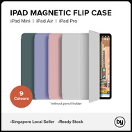 [SG] Magnetic Smart Flip Case Cover For iPad 10.9(2022)/Pro 11(2021)/Air 5/Air 4/Air 3/Air 2/Mini 4/Mini 5/10.2(2019/2020)/9.7(2017/2018)/Pro 10.5 without pencil holder