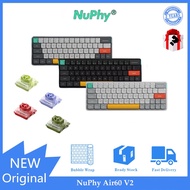 NuPhy  Air60 V2   Customized low switch mechanical keyboard mac wireless bluetooth ultra-thin dual three mode mute
