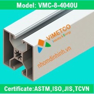 Aluminum profile bar 4040U