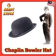 Charlie Chaplin Bowler Hat. Party Hat. Clown Hat. Topi Badut