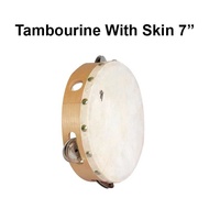 Tambourine with Skin 7”