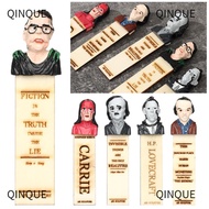 QINJUE Horror Novels Individuality Resin Halloween Gift Half-Length Figure