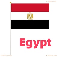 Egypt Flags Egypt Hand Small Mini Stick flag National Flags World Cup Celebrations 14x21cm
