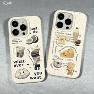 Samsung S24Ultra Phone Case Cheese Coffee S23/S22 All-Inclusive A54A60 Note20+Soft F52