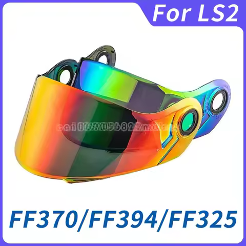 For LS2 FF370 Flip Visor for Motorcycle Helmet, Lente Antiniebla Colorida, Dual Lens Modular Helmet 