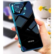 iQOO Z9 5G Z9X 5G iQOOZ9 iQOOZ9X Z 9 Z 9X Z9 X Soft Case Luxury Plating Transparent Silicone Shockpr