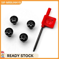 ⭐MR-HOT⭐ 4pcs 416 Stainless Steel 1911 Heavy Duty Handle Grips Screws With T8 Torx Key