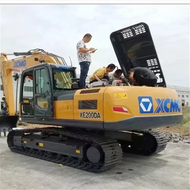 Excavator Accessories XCMG XE75 135 215 225 245 305 335DA Pure blue full car sticker