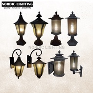 Nordic Lighting Outdoor Led Effect Wall Light GU10 HOLDER Black Color Outdoor UPDOWN Light Outdoor L