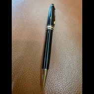 真品 MONTBLANC 萬寶龍 Meisterstück 大師傑作（大班）鍍黃金經典原子筆