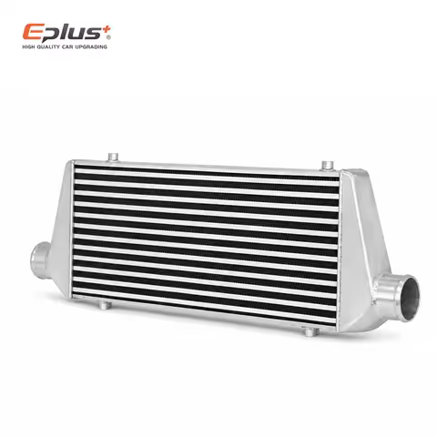 EPLUS Aluminum Front Mount Intercooler Universal FMIC Turbo Intercooler for Car Turbocharged Engine 