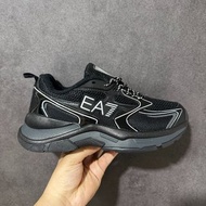 🤩必備EA7復古機能老爹鞋🤩 EA7 Vintage Breathable Casual Sneakers | 黑灰經典配色 | 網面透氣不悶腳 | 輕量緩震腳感舒適 | 防滑耐磨大底|