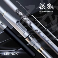 Lennox Silver Fox ส่วนสั้นตกปลาทะเล Kayak Rod 2.7 M/3 M/3.3 M/3.6 M รอบเส้นทแยงมุมแหวน < Ne1> Carbon