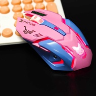 Ready Stock Exclusive Supply E-commerce Wireless Game Mouse Colorful Luminous Watch DVA Photoelectri