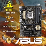 Asus Z97-k Desktop Motherboard Lga 1150 Ddr3 Usb2.0 Usb3.0 32gb For I3 I5 I7 Cpu Z97 Motherboards Di