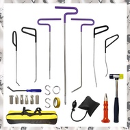 22 Pcs Paintless Dent Repair Rods Hard Spring Steel Dent Rods Dent Repair Tools Professional Hail De