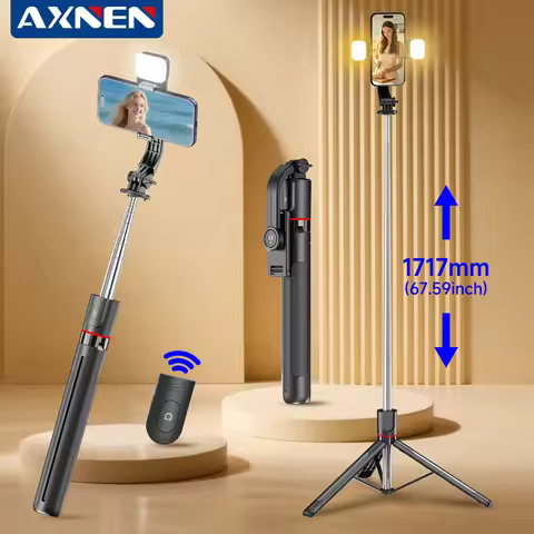 New F15 with Wireless Remote 68 Inch Selfie Stick Phone Desktop Stand Tripod for Iphone Android Smar