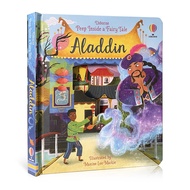 หนังสือภาษาอังกฤษ Usborne Peep Inside Fairy Tale Aladdin 3D Books For Kids หนังสือป๊อปอัพ สามมิติ นิทานภาษาอังกฤษ หนังสือเด็ก บอร์ดบุ๊ค ภาพสามมิติ