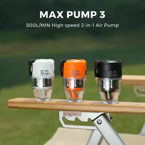 FLEXTAIL Max Pump 3 - Air Pump for Inflatables, 5Kpa Portable Air Pump, 500L/min Air Mattress Pump w