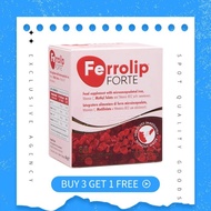 【BUY 3 FREE 1】 FORTE Micronized Iron Supplement with Vitamin C, Methyl Folate & B12 - 30 Tablets  s
