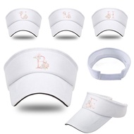 Summer Breathable Sunscreen Sun Caps Men Women's Sport Golf Running Baseball Cap Pink Flower Print A