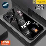 Latest Realme C53 NFC Glass Softcase [SK54] - Realme C53 glass softcase - Realme C53 Glitter Glass S