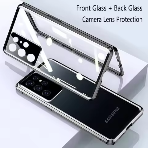 360 Double Sided Glass Phone Case For Samsung Galaxy A17 A56 A36 A25 A16 S20 S21 S20 FE S23 S24 S25 