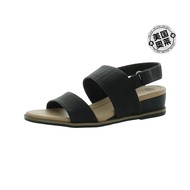 Dr. Scholl's Freeform Women's Leather Padded Insole Open Heel Sandals - Black