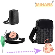 MIHAN Waist Bag, PU Leather Sewing Line Deta PU Leather Bag
