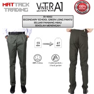 🔥READY STOCK🔥VINTER SECONDARY SCHOOL UNIFORM GREEN PANTS | VINTER SELUAR HIJAU SEKOLAH MENENGAH [A1-9002]