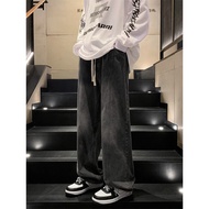 baggy jeans men y2k y2k jeans Street Wear Spring Autumn Loose Retro Ruffian Handsome Jeans