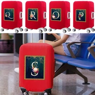 Travel Luggage Protective Cover 18-25 Inch Trolley Luggage Case Elasticated Luggage Flower letter Pa