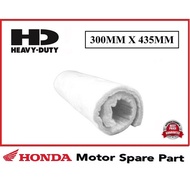 HEAVY DUTY EXHAUST FIBER GLASS WHITE TEBAL (2LAYER) (300 MM X 435MM) EKZOS PIPE EXHAUST PIPE MUFFLER