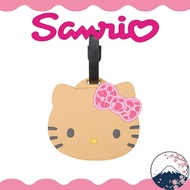 ★Die-cut luggage tag ACC7032 SA24. Tanned Hello Kitty